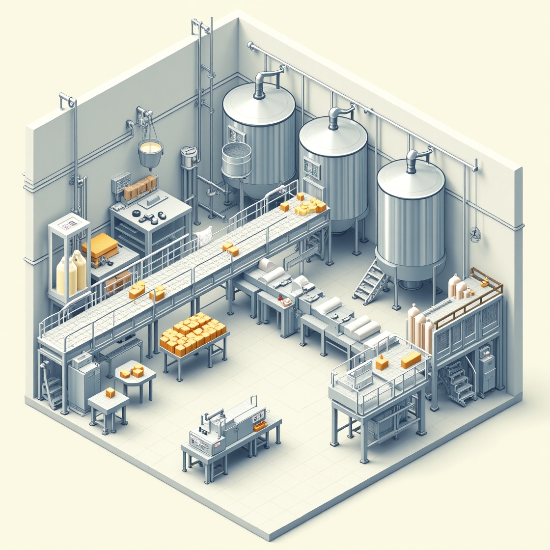 PROMER Otomasyon — Süt ve Gıda Endüstrisi Üretim Tesisi